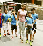 Malaika spotted with son Arhaan