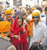 Sonakshi, Ajay in Patna