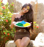 Poonam celebrates Holi!