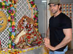 Hrithik during Maha Shivratri with family