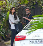 Sonam Kapoor snapped with Director R. Balki