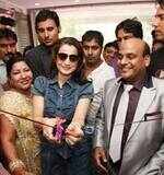 Ameesha @ food outlet launch