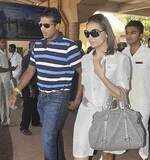 Lara-Mahesh arrive in Goa