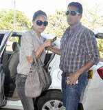 Lara-Mahesh leave for Dubai