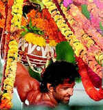 Hrithik shoots for 'Agneepath' remake